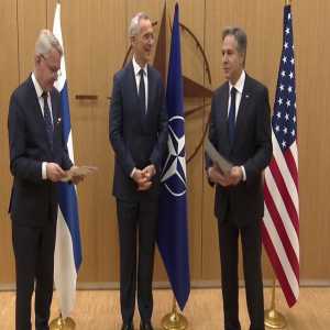 Finland Joins NATO Officially, Flag Raised In Headquarters