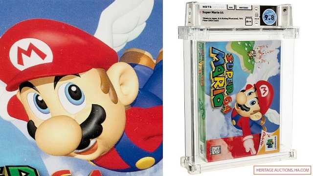 Super Mario 64 Game Breaks Auction Record